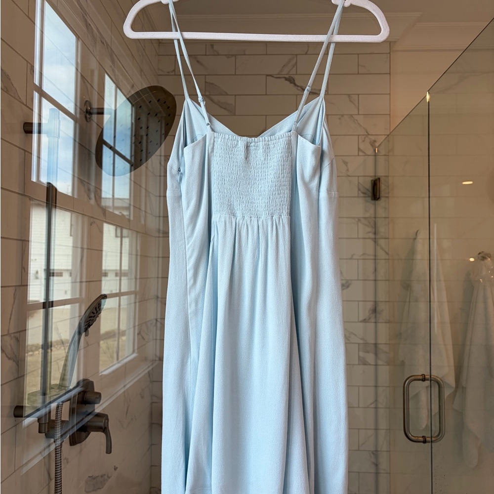 Aritzia Wilfred Baby Blue dress - Picture 2 of 4
